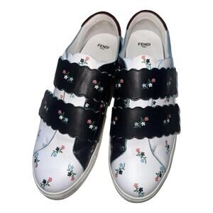 Fendi Floral White and Black sneakers size 40